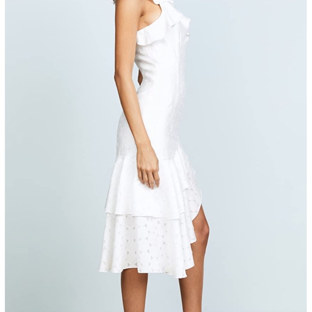 NWOT ✨ C/MEO Collective “Magnetise” Dress in Ivory, Tagged Large - Picture 6 of 12